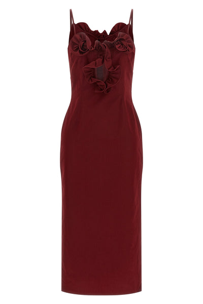 the magda butrym 03 dress defines modern romanticism through a precise sartori