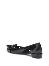 FERRAGAMO 10 rubber ballerina