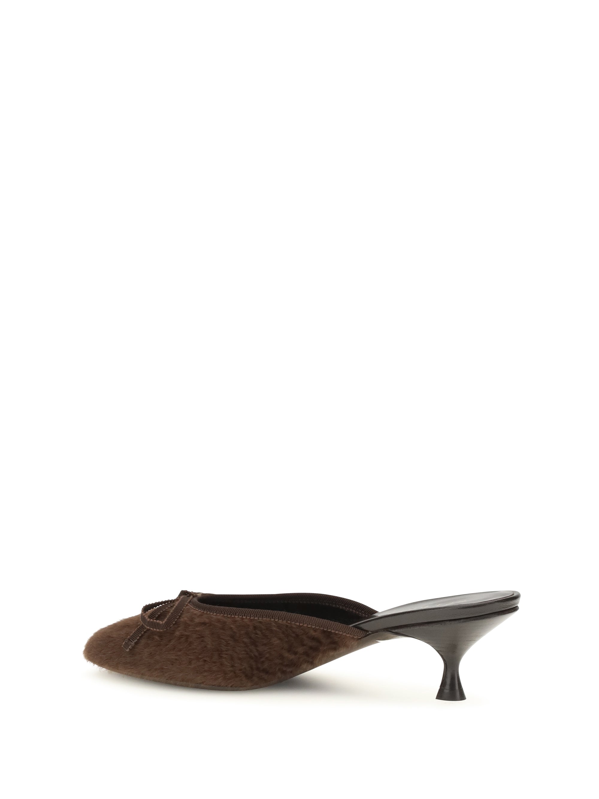 fur sandals