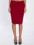 SAINT LAURENT 36 pencil skirt in red 
