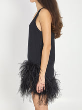 THE ATTICO 40 black mini dress