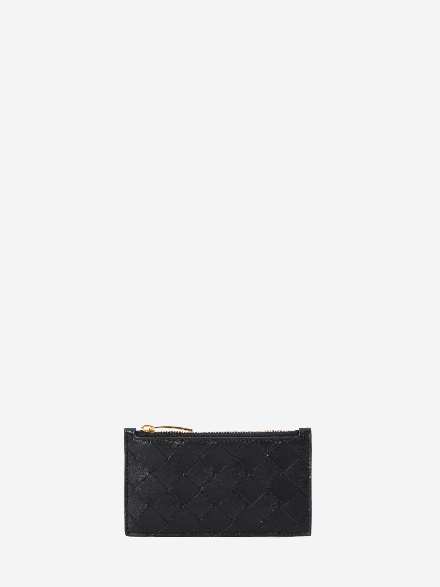 BOTTEGA VENETA OS black zipped cardholder