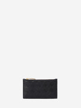 BOTTEGA VENETA OS black zipped cardholder