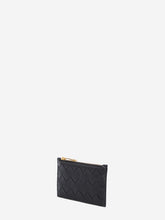 BOTTEGA VENETA OS black zipped cardholder