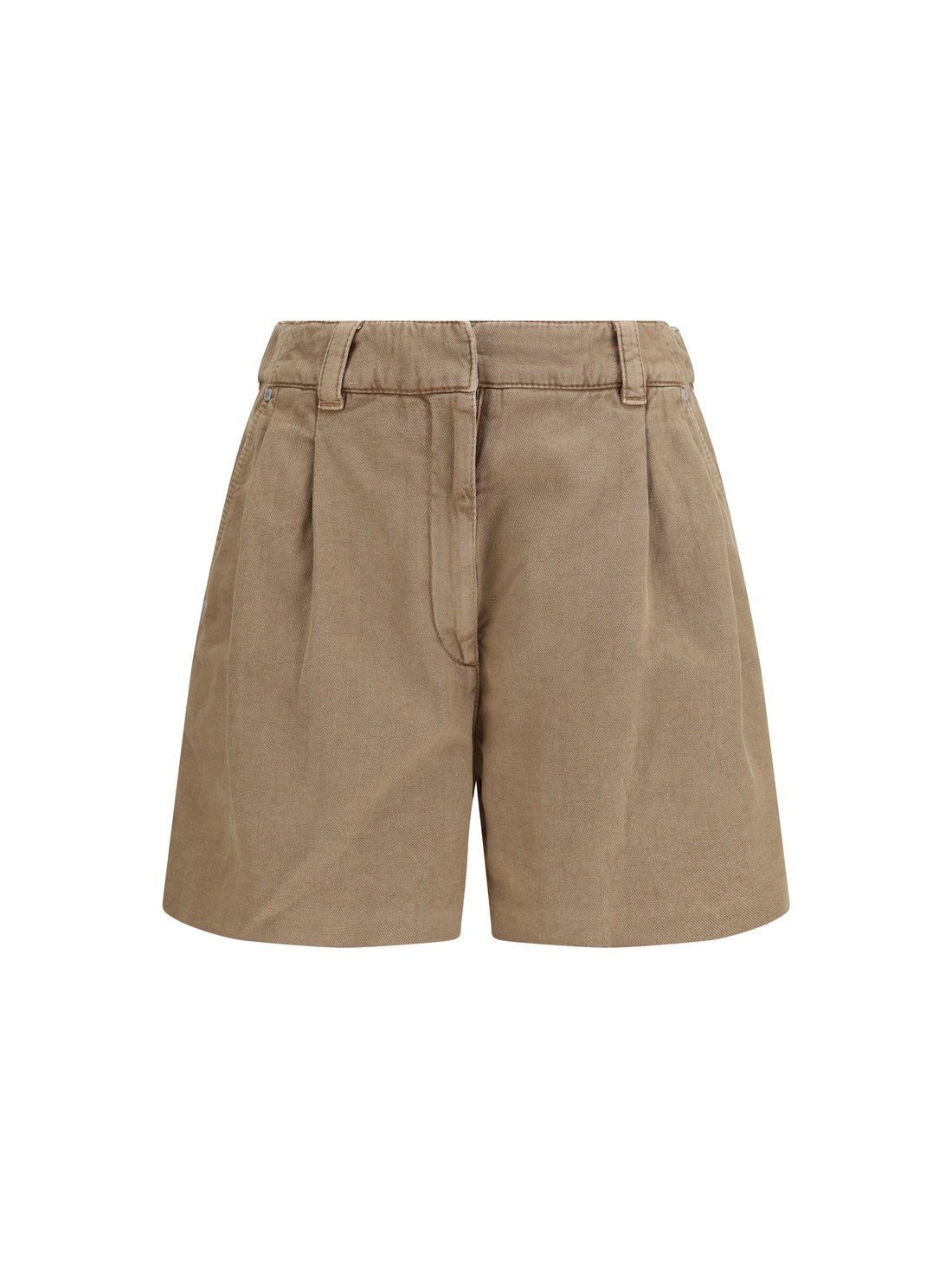 BRUNELLO CUCINELLI 38 linen shorts