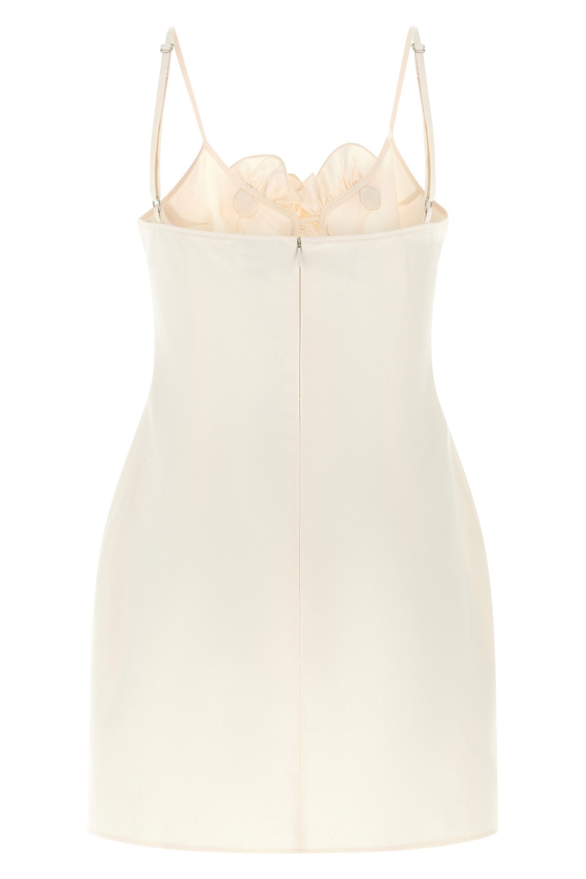 magda butrym 01 mini dress is made of pure cotton structured in a refined crea