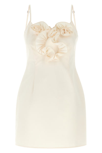 magda butrym 01 mini dress is made of pure cotton structured in a refined crea