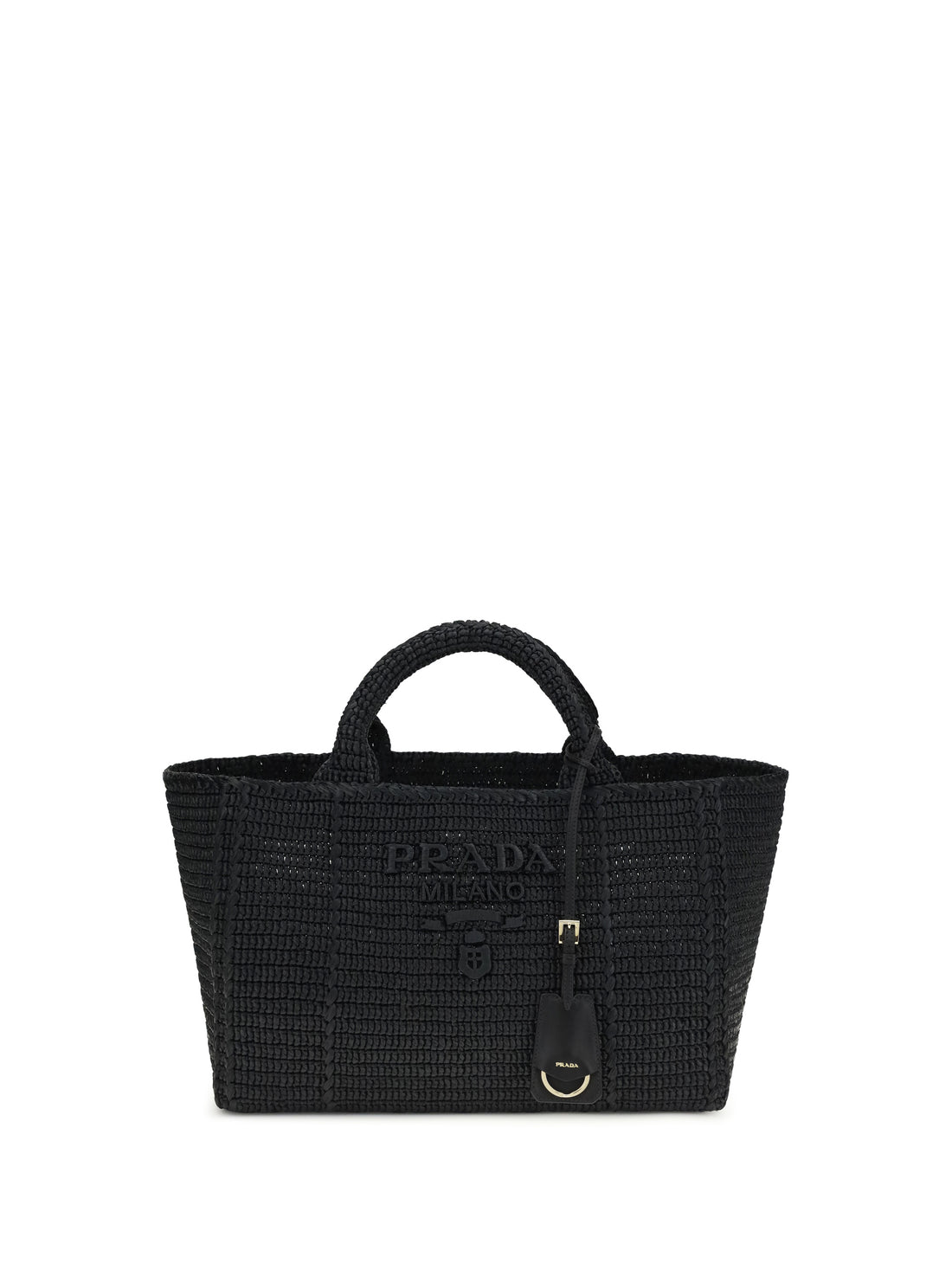 PRADA OS large crochet tote bag