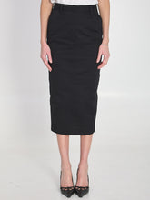 THE LATEST  40 cotton gabardine skirt