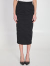 cotton gabardine skirt