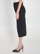 THE LATEST  40 cotton gabardine skirt