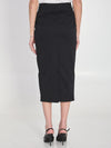 cotton gabardine skirt