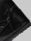 black satin icon glance boots