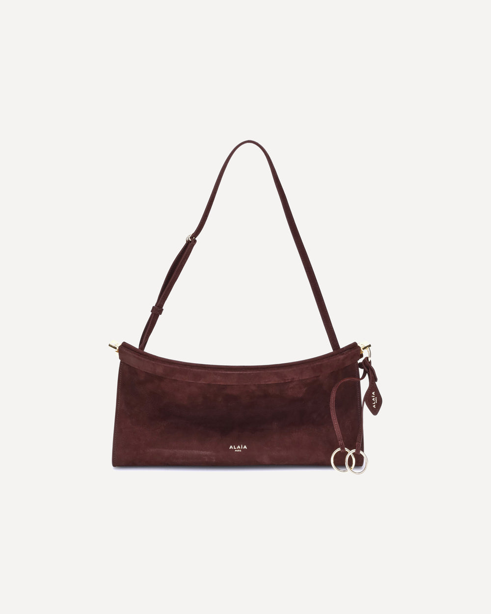 Alaa East West Shoulder Bag Bordeaux