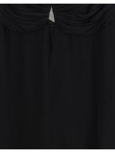 SAINT LAURENT 38 long short-sleeved dress