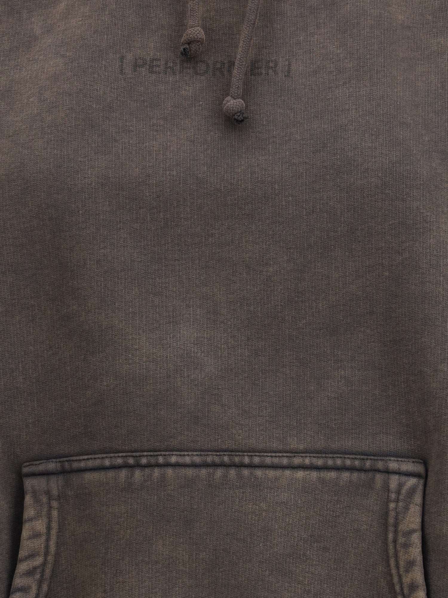 ALAIA M gathered neckline hoodie