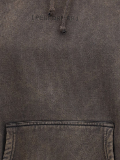 ALAIA M gathered neckline hoodie