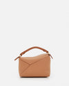 Puzzle Edge Mini Braided Handle Shoulder Bag
