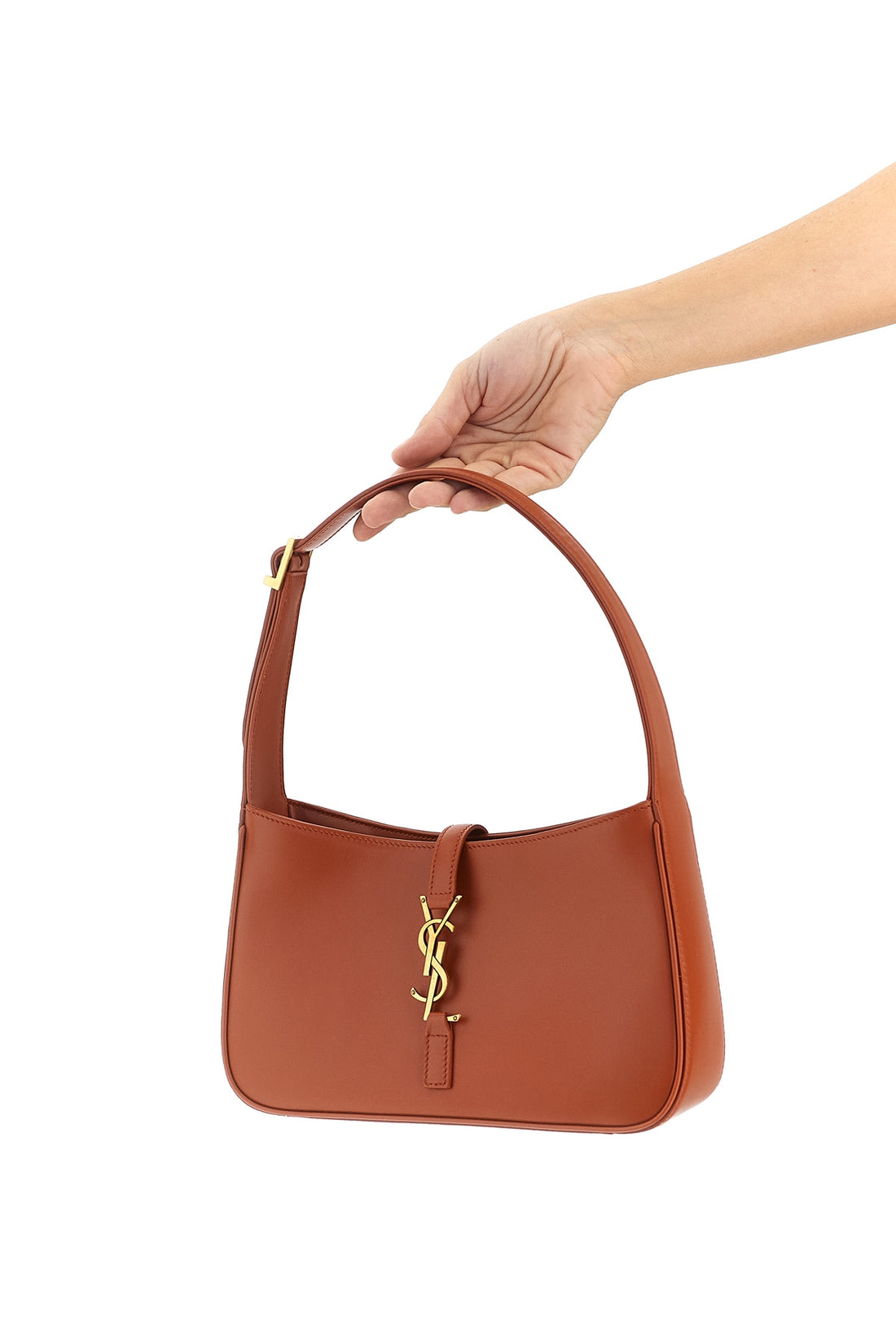 SAINT LAURENT OS small le 5 à 7 shoulder bag in smooth leather