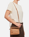 Puzzle Edge Mini Braided Handle Shoulder Bag