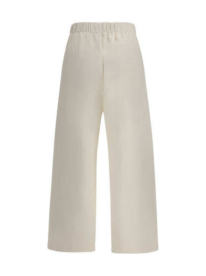MAX MARA PURE L silk and cotton sweatpants 