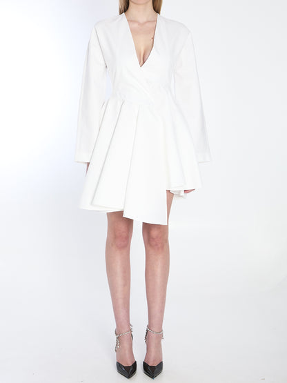 ALAIA 38 short asymmetric dress