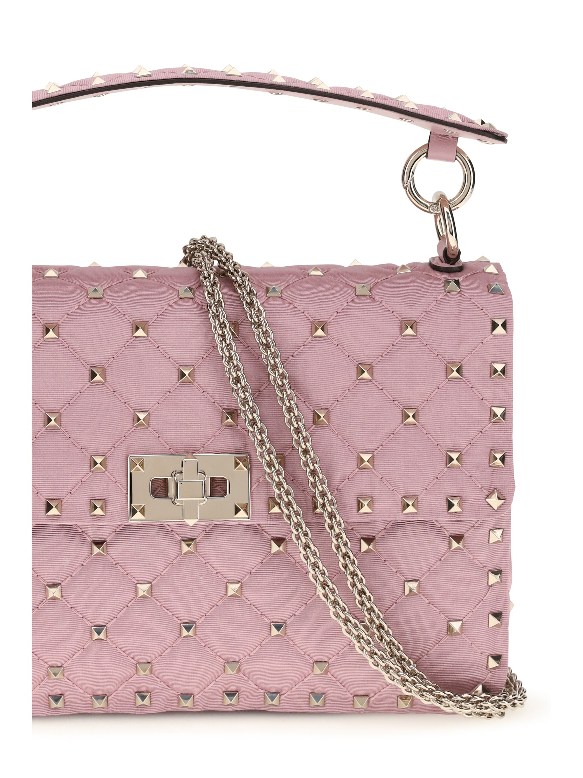 rockstud top-handle bag