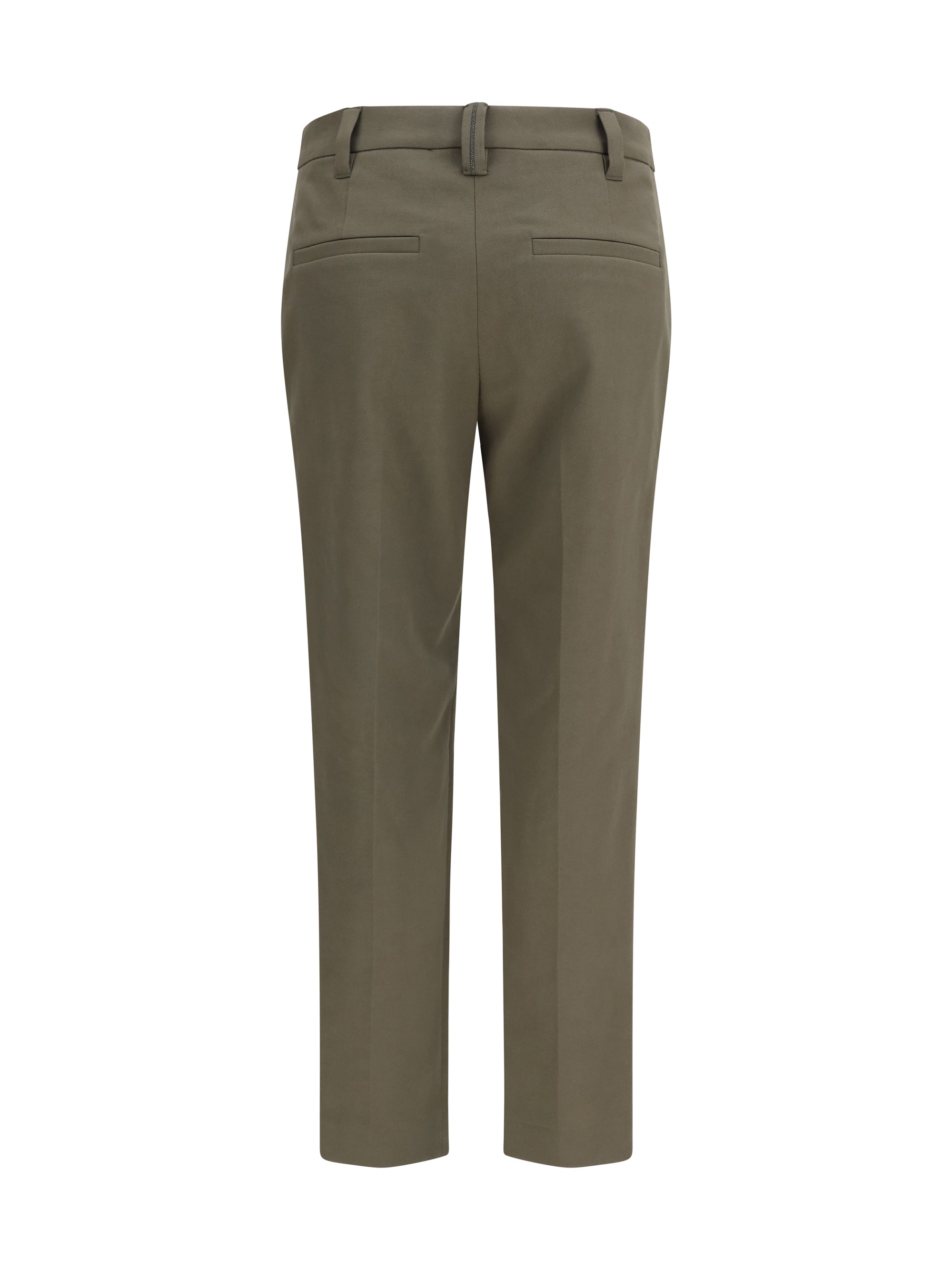 tailored cotton pants