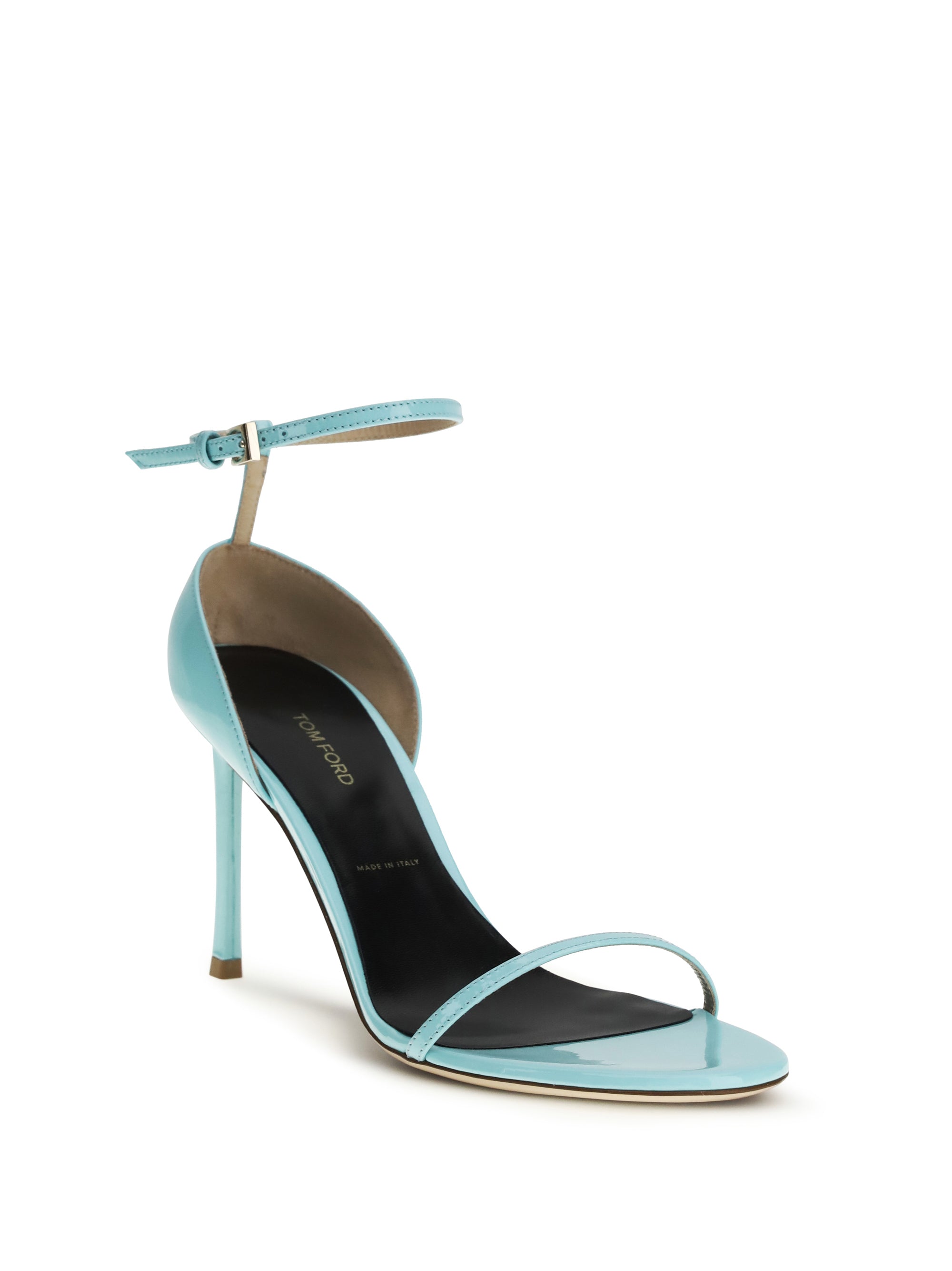 vertigo patent leather sandals