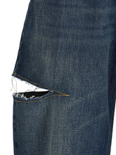 MARGIELA 36 denim jeans with cut-out detail
