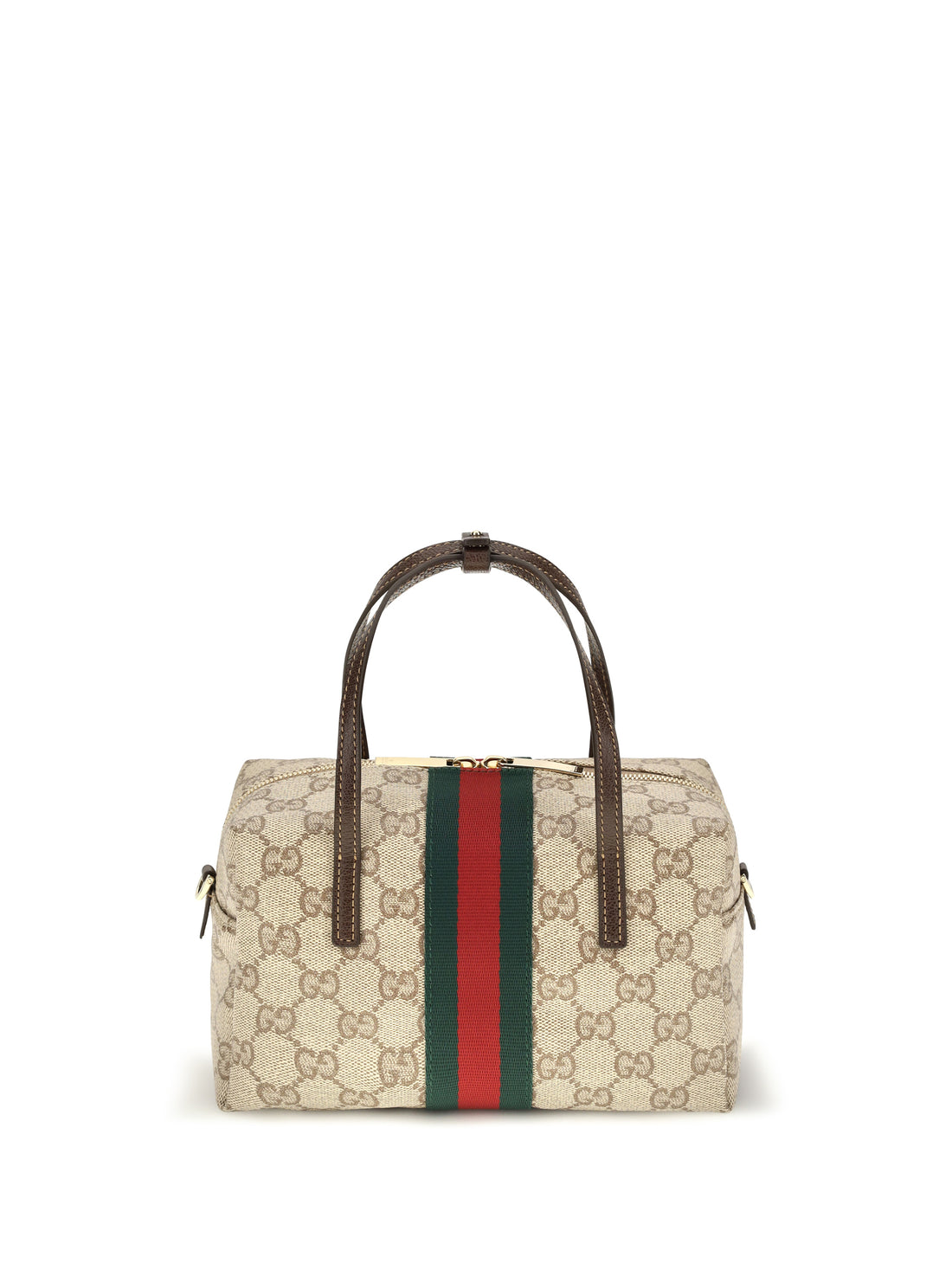 GUCCI OS mini boston handbag with web stripe