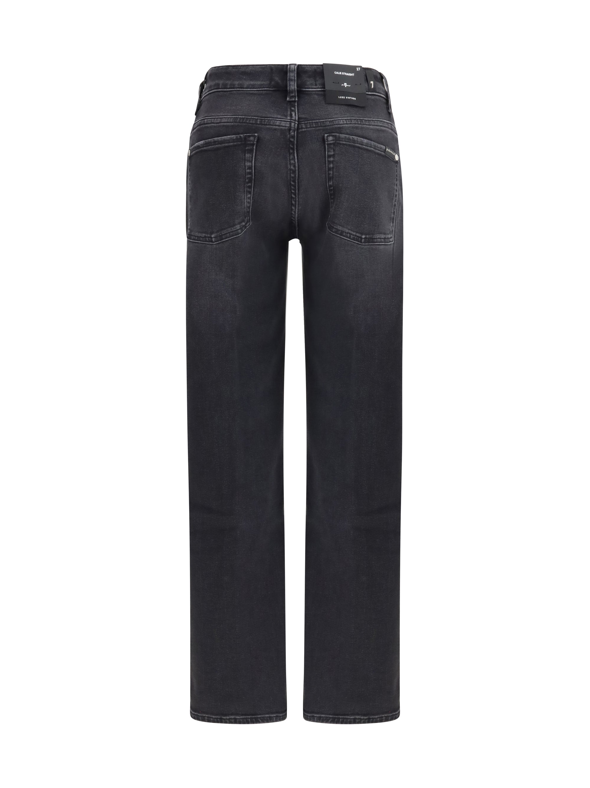 7FOR 24 calie straight ankle jeans