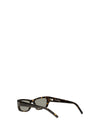 tortoiseshell sunglasses with side logo