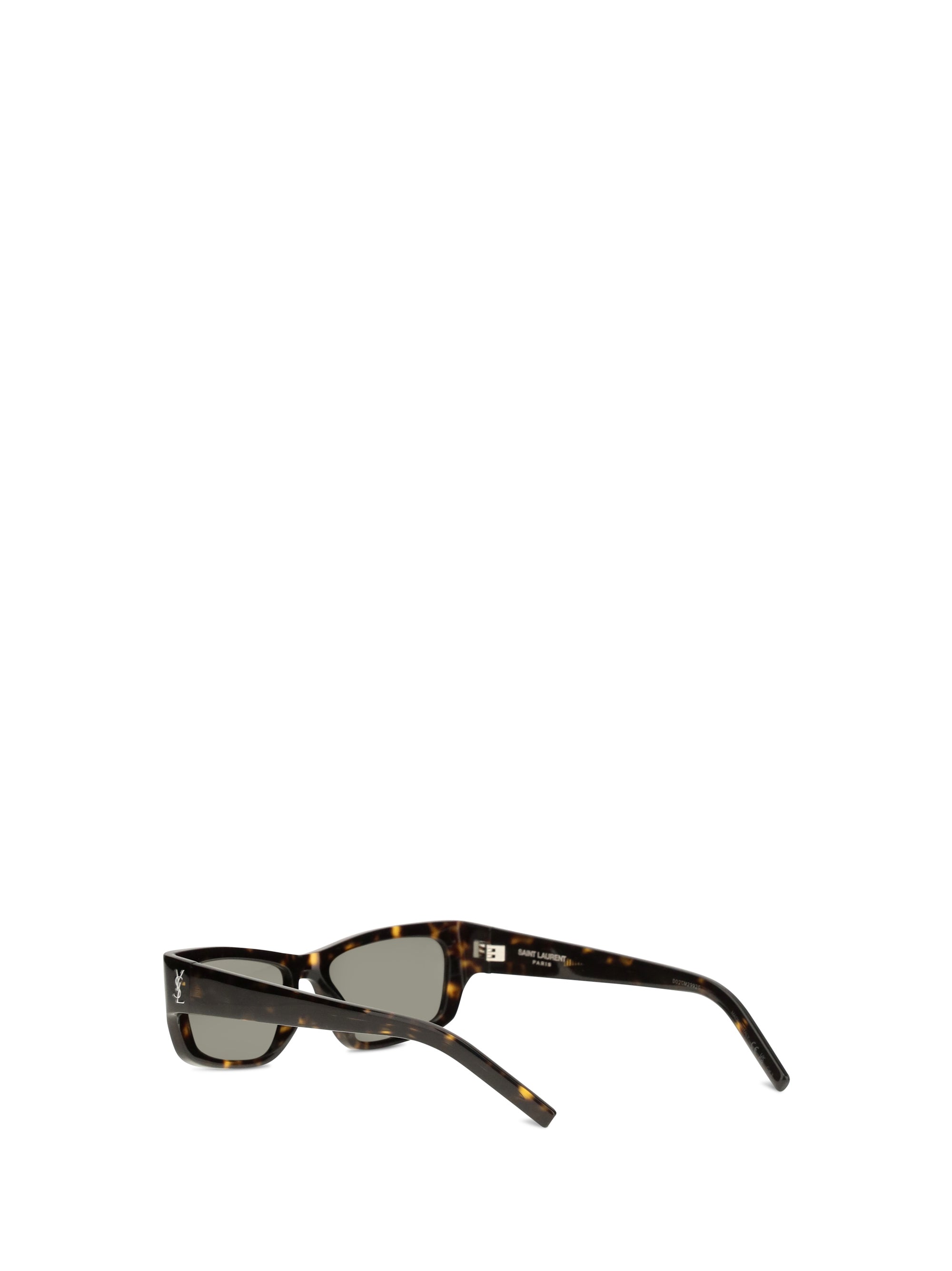 tortoiseshell sunglasses with side logo