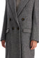 maxi tweed coat in