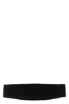 the gucci pure black silk tuxedo sash