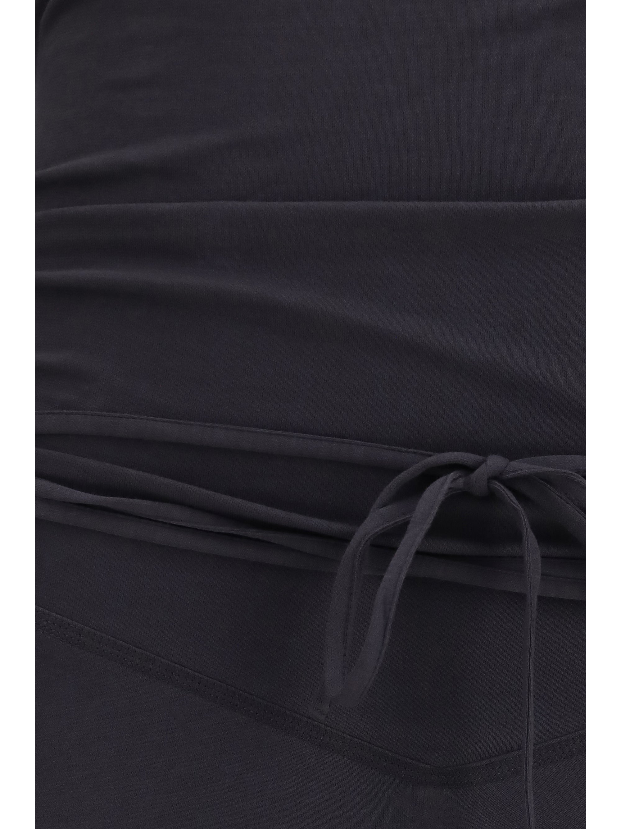 draped fitted long dress