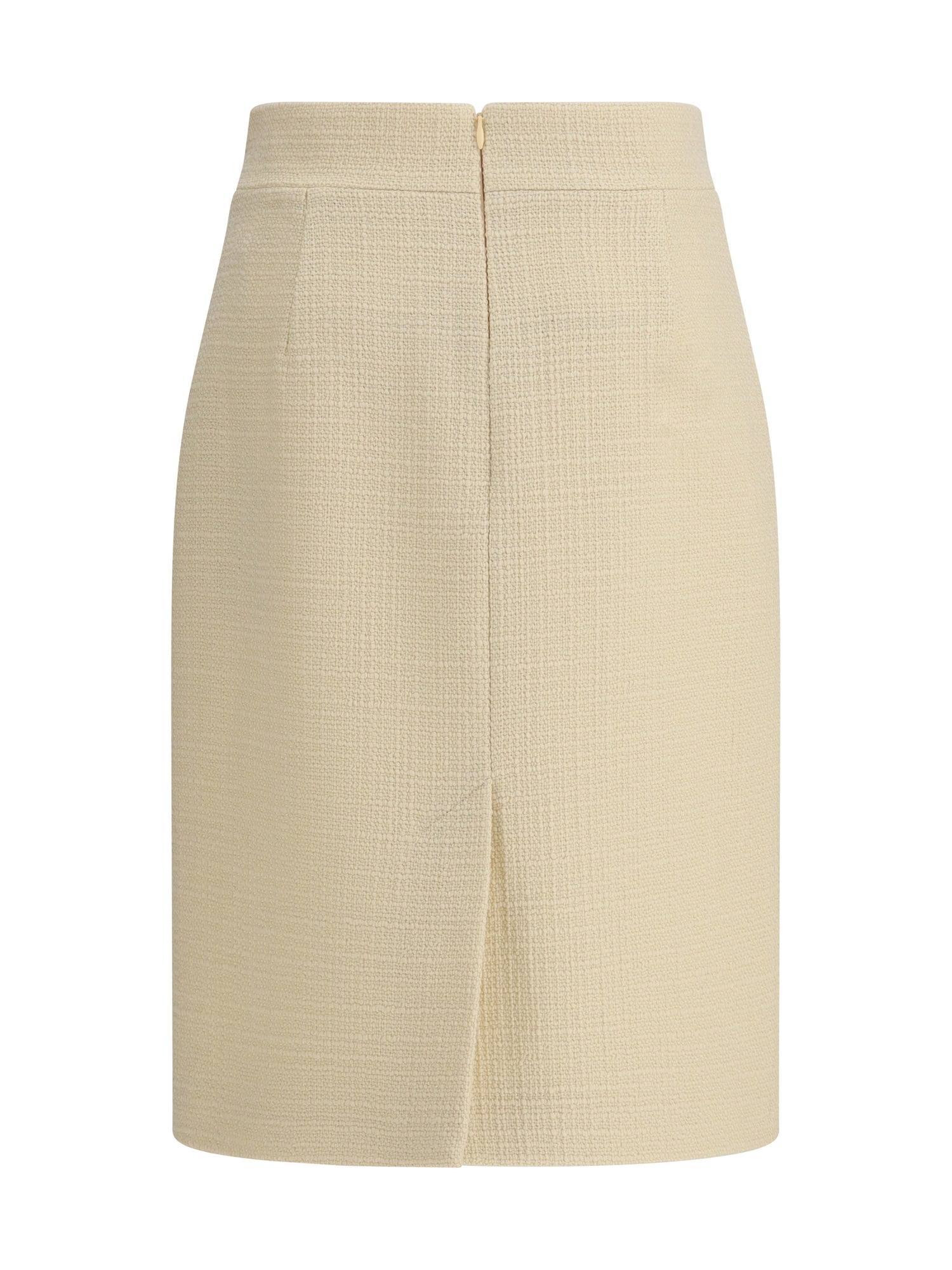 VALENTINO 42 wool tweed skirt