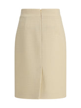 VALENTINO 42 wool tweed skirt