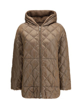 MAX MARA THE CUBE 42 reversible midi down jacket 