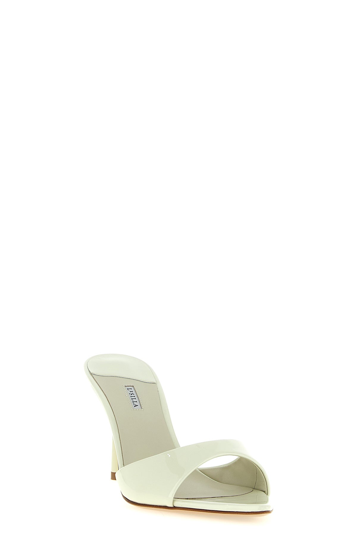 bella sandals in patent calf leather