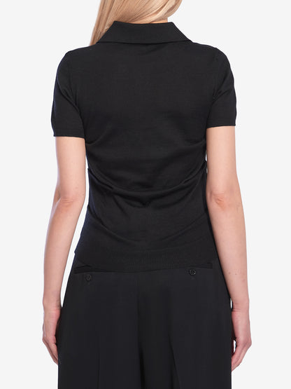 LOEWE S black polo shirt