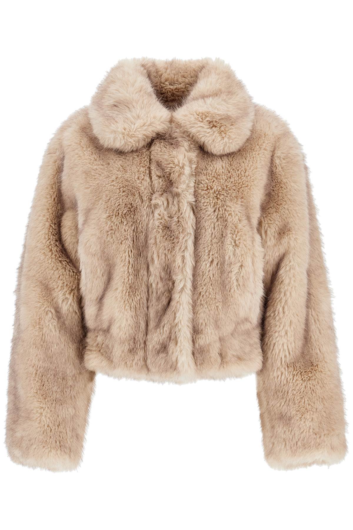 lena faux fur bomber jacket