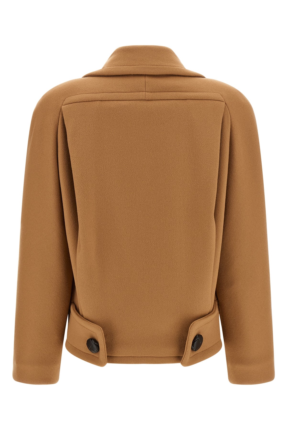 the stella mccartney pure wool short coat defines new sartorial volumes through