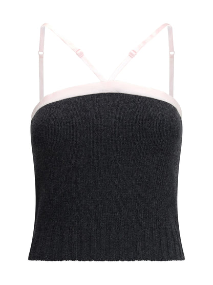 PRADA 40 virgin wool crop top
