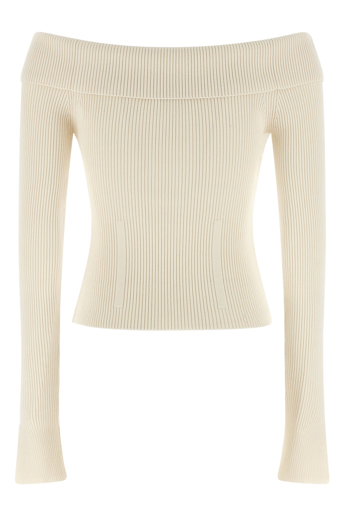 rebellion bandeau ribbed stretch viscose cardigan