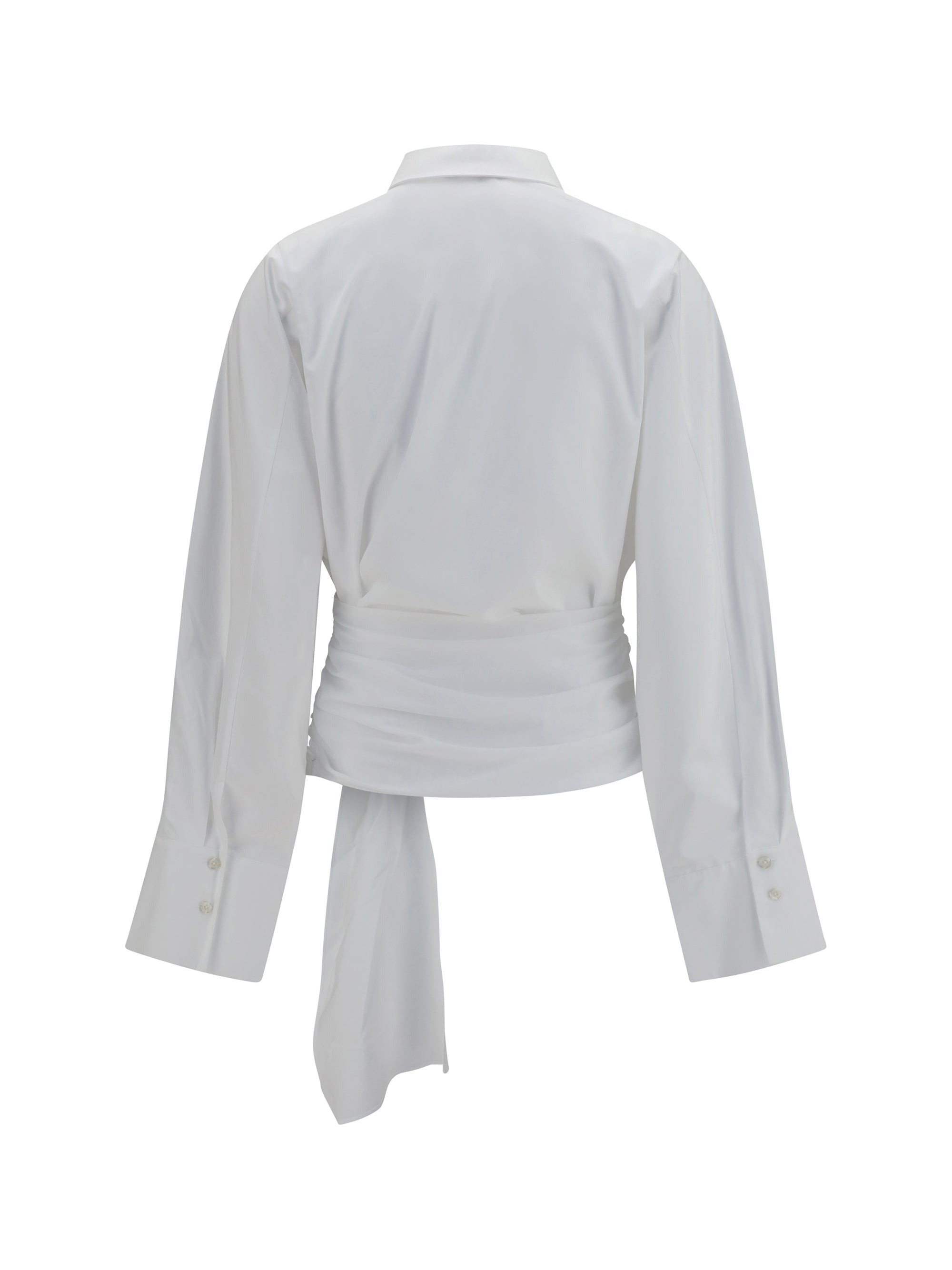 waist-knot shirt