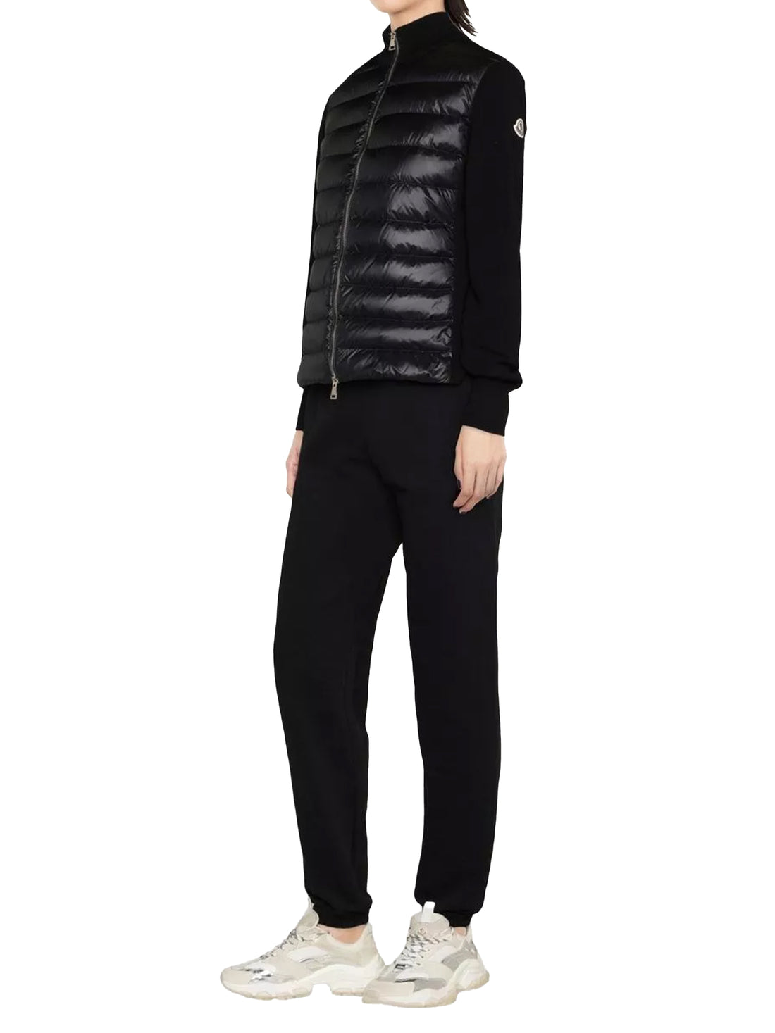 MONCLER M padded knit cardigan