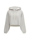 star cropped hoodie