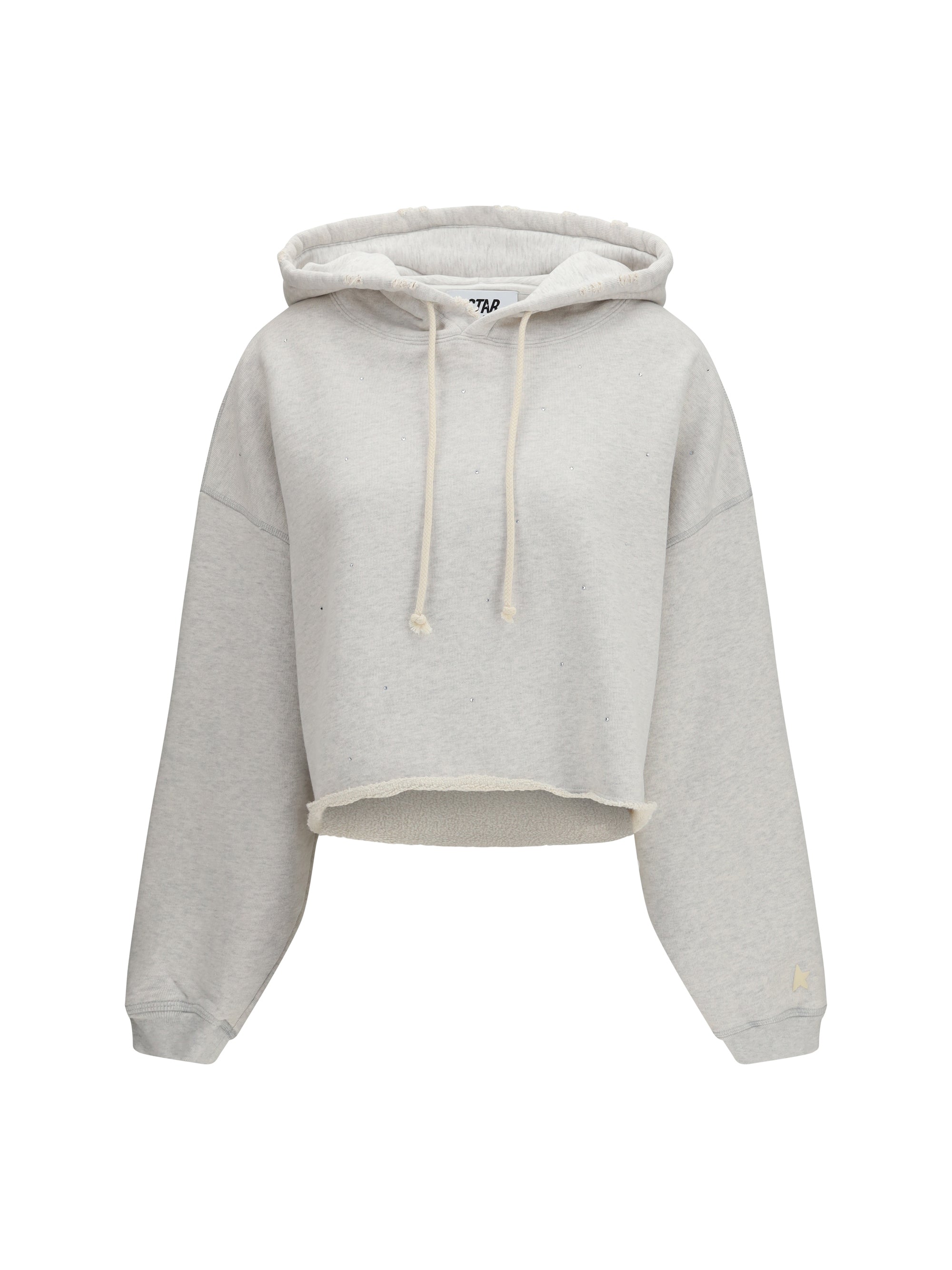 star cropped hoodie